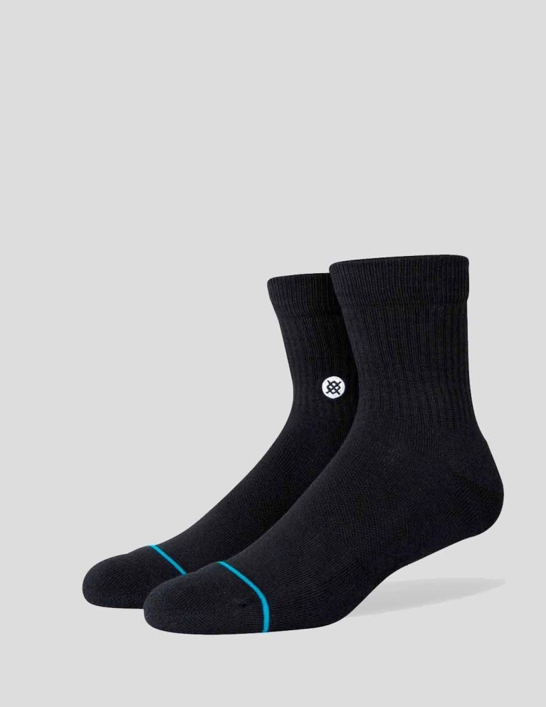 Calzini icona STANCE quarter nero